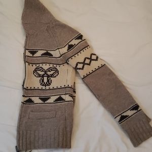 TNA 100% Lambswool Sea to Sky Sweater